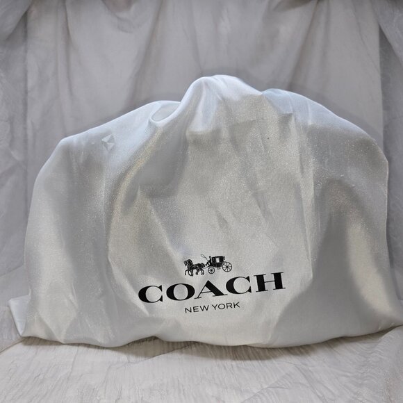 COACH BROOKLYN CARRYALL 34 in Oxblood - Picture 8 of 8